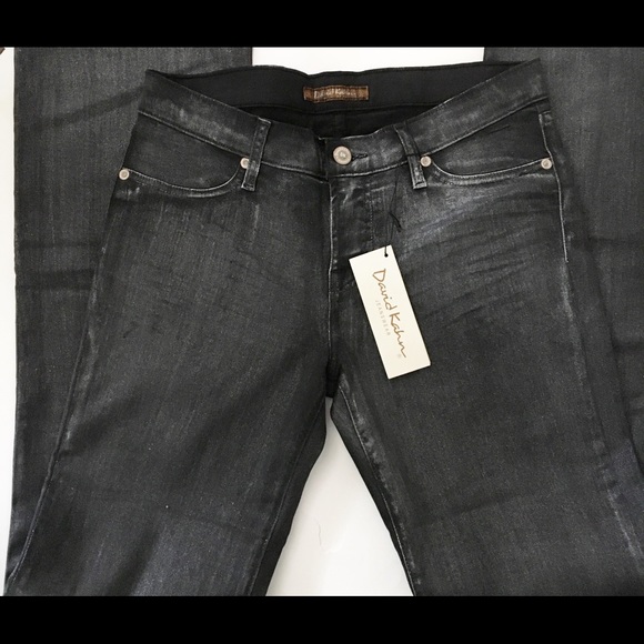 David Kahn | Metallic Nikki Skinny Bootcut JeanA13